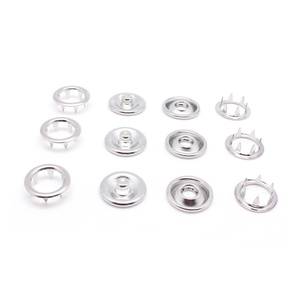 Bán Buôn Tùy Chỉnh Thời Trang Nhẫn Với Flatback <span class=keywords><strong>Prong</strong></span> Ngọc Trai Bốn Phần Kim Loại <span class=keywords><strong>Snap</strong></span> Nút Bền Vững Phong Cách Mạ Kỹ Thuật - Product Image 3