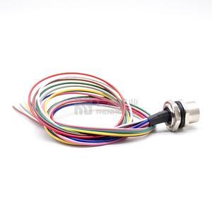 Arnés de cableado automotriz de montaje en panel de 8 pines A-code M12 - Product Image 4