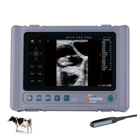 Pemindai Ultrasound warna sapi bersertifikasi Ce, pemindai kehamilan babi Sonar domba Ultrasound B
