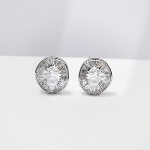 OEM plata 925 sterling silver western geometric <b>earring</b> party ladies Marquise Cut zircon elegant wedding fashion <b>stud</b> <b>earrings</b> - Product Image 5