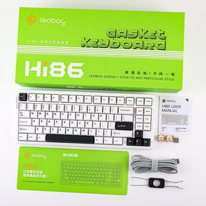 Venta al por mayor HI86 Inalámbrico RGB 75% Diseño Aluminio RGB Retroiluminado Mecánico Gaming Keyboard Hot Swap Tipo-C Teclado Recargable - Product Image 6