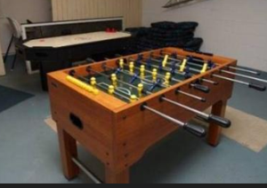 Table de jeu de football à pointage électronique de 5 pieds et 8 pôles Machine de football de table pour adultes Table de football pour enfants - Product Image 6