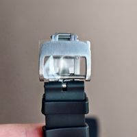 Nouvelle montre mécanique de sport automatique ultra-fine de luxe haut de gamme pour homme – Boîtier en fibre de carbone blanche