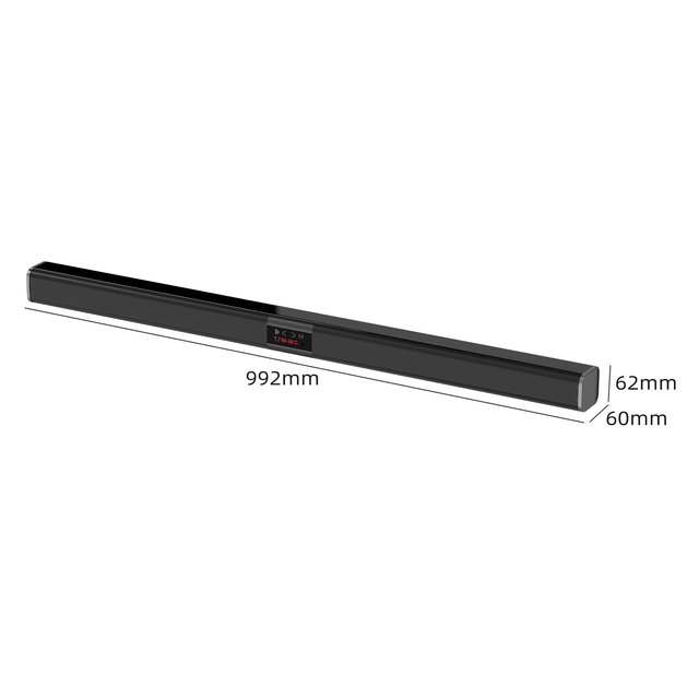 Long wireless speaker Slim Design Soundbar Speaker Radio  Portable Soundbar Long Home Audio Equipment Living Room Sound Speaker