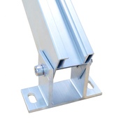 Connecteur de rail de montage de panneau solaire - Kit de raccordement en aluminium pour support PV, résistant au vent de 60 m/s et aux charges de neige de 1,4 KN/m², garantie 12 ans
