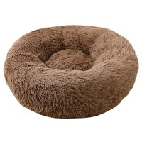 Lit en peluche orthopédique pour chien et chat, literie épaisse en fausse fourrure pour petits et moyens animaux de compagnie, isolation thermique, tapis de lit antidérapant pour sommeil profond