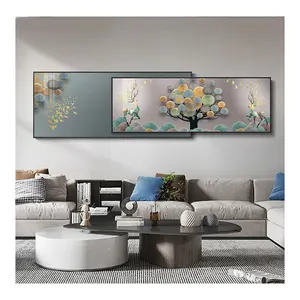 Pintura de alta qualidade em sala de estar, mural Art Déco estilo abstrato