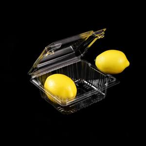 Caja de plástico transparente con tapa para alimentos de mascotas, embalaje de grado alimenticio con cubierta, expositor personalizado de frutas secas desechables - Product Image 5