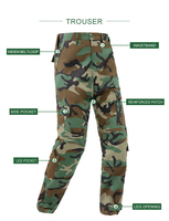 WHCSJ Uniforme Tactique Personnalisé, Tenue de Camouflage, Ensemble d'Entraînement Tactique, Vêtements et Habillement Tactiques