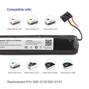 Литий-ионный аккумулятор 12 В 5100 мАч для серии Neato Botvac и серии Botvac D - Product Image 2