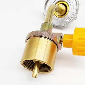 Valve de remplissage en laiton réglable à fixation murale pour le remplissage de réservoirs de propane 0,1-15 MPa, conception industrielle - Product Image 2