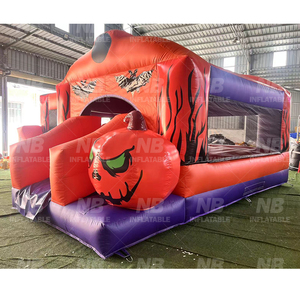 <b>Inflatable</b> Pumpkin Theme House Outdoor Toys Commercial Slide Bouncer Jumping Castle PVC Portable 3-Year Warranty <b>Inflatable</b> Boun - Product Image 2