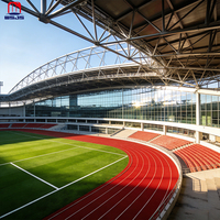 Arena Deportiva Prefabricada de Metal, Estándar ASTM, Personalizada, con Sistema de Estructura de Acero de Gran Envergadura