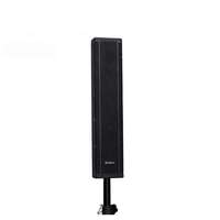 Enceinte colonne avec 4 haut-parleurs de graves néodyme de 4 pouces et un caisson de basses actif de 12 pouces pour système audio professionnel de scène, événements et églises