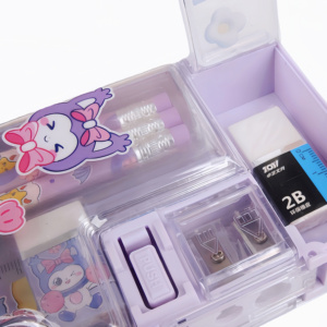 Ensemble de papeterie de haute qualité XPM, nouveau modèle, règle, trousse à crayons multifonctionnelle double face avec <span class=keywords><strong>taille</strong></span>-<span class=keywords><strong>crayon</strong></span> pour enfants - Product Image 5