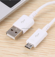 Kabel Data USB 1M Grosir, Kabel micro Pengisian Cepat untuk Samsung S6 S7 C7