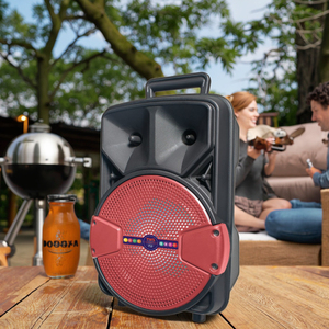 Enceinte de fête sur chariot au prix d'usine avec batterie 1800 mAh, conception OEM avec microphone - Product Image 6