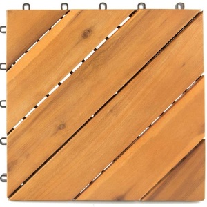 Tuiles de terrasse en bois d'acacia massif avec base en plastique du Vietnam titre de terrasse en bois du Vietnam - Product Image 2