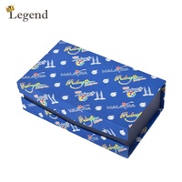 Boîte rigide à fermeture magnétique personnalisée, boîte cadeau de luxe avec doublure en velours personnalisée pour l'emballage de produits souvenirs haut de gamme