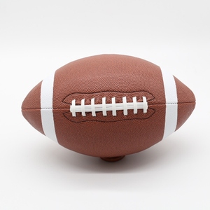 Custom Logo Composite Leather <strong>Rugby</strong> Official <strong>Size</strong> F9 American Football <strong>Ball</strong> - Product Image 1