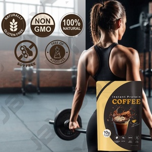 Poudre de café protéiné JBY sans sucre, café fonctionnel avec protéines de lactosérum, soutien au métabolisme, étiquette privée OEM - Product Image 2