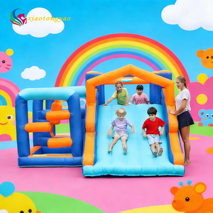 บ้านลมพลาสติกคุณภาพสูงอเนกประสงค์พร้อมสไลเดอร์ขนาดใหญ่ ติดตั้งง่าย - Product Image 5