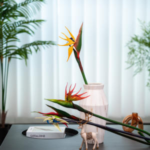 Haute qualité à la main simple branche grue Streptome <span class=keywords><strong>orchid</strong></span>ée réaliste chinois mariage Graduation fleur pour la maison pâques noël - Product Image 5