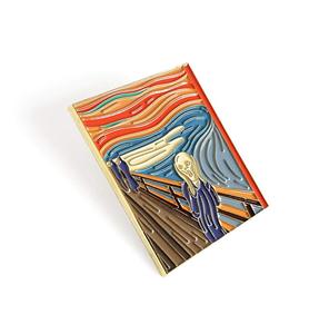 Offre Spéciale nouveau le cri par Edvard <span class=keywords><strong>Munch</strong></span> grande image émail doux broche en gros personnalisé célèbre peinture dessin animé épinglettes - Product Image 5