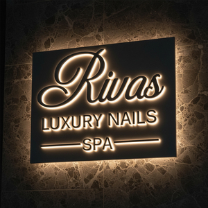 Business Luxury Custom 3D Logo <b>LED</b> Backlit <b>Sign</b> Gold Stainless Steel Illuminated Letters for Interior Wall Branding - Product Image 4