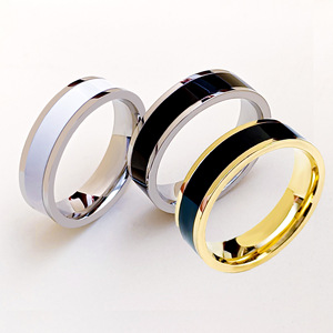 Anillos <span class=keywords><strong>de</strong></span> Acero <span class=keywords><strong>de</strong></span> Titanio Clásicos, Anillos <span class=keywords><strong>de</strong></span> Boda <span class=keywords><strong>de</strong></span> Alianza <span class=keywords><strong>para</strong></span> Mujeres <span class=keywords><strong>y</strong></span> Hombres, Anillos <span class=keywords><strong>de</strong></span> Color Negro <span class=keywords><strong>y</strong></span> Plateado, Joyería <span class=keywords><strong>para</strong></span> Parejas, Anillo <span class=keywords><strong>de</strong></span> Promesa - Product Image 3