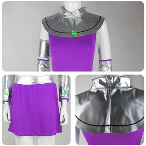 Anime Teen Titans personaje Titan Starfire disfraz Starfire Cosplay disfraz de Halloween Mujer - Product Image 3