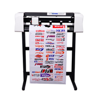 Nueva máquina de plotter cortadora de vinilo de contorno automático pequeño de escritorio de doble cabezal, máquina troqueladora, máquina cortadora de vinilo Skycut