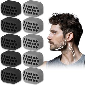 3 en 1 al por mayor: Ejercitador de mandíbula de silicona 100% de grado alimenticio de 30lb, 40lb, 50lb y tonificador de cuello - Product Image 1