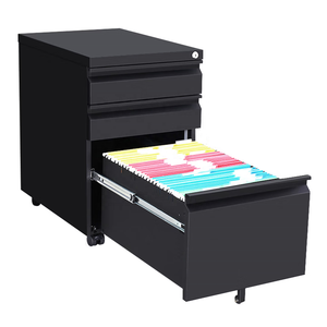 Armoire à <span class=keywords><strong>dossiers</strong></span> <span class=keywords><strong>mobile</strong></span> en métal de haute qualité à 3 tiroirs sous le bureau, design moderne, armoire à <span class=keywords><strong>dossiers</strong></span> <span class=keywords><strong>mobile</strong></span> pour la maison, le bureau, l'école - Product Image 3