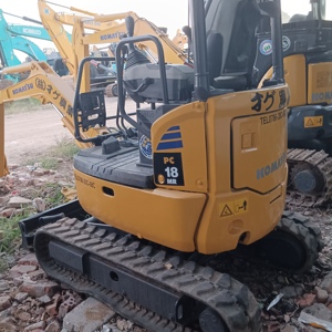 Used Komatsu PC18MR 1.8 Ton Mini Hydraulic Excavator Japan Brand Construction <b>Machinery</b> with Core Components Motor and Gear - Product Image 1