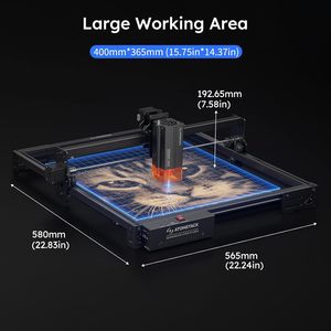 Laser pengukir A20 PRO V2, mesin pemotong Laser akurasi tinggi 20W ATOMSTACK untuk kartu logam kulit akrilik - Product Image 3