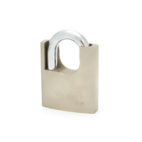 Serrure de porte en fer solide de haute qualité 40mm avec cadenas à clé en forme d'arc et manille en arc pour une utilisation sûre