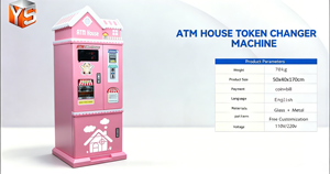 Máquina de Cambio de Monedas Totalmente Automática ZDYS para Billetes de Euro, Monedas y Fichas de Juego Estilo Villa - Product Image 4