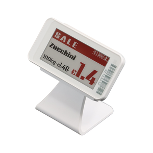 بطاقات أسعار رقمية إلكترونية من بيكسمارت بشاشة إلكترونية 2.1 بوصة بتقنية البلوتوث منخفض الطاقة وثلاثة ألوان للعرض في المتاجر الكبرى - Product Image 3