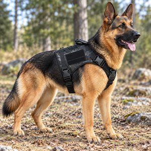 Arnés Táctico para Perro, Chaleco de Nailon con Camuflaje y Asa de Rescate para Pastor Alemán - Product Image 1