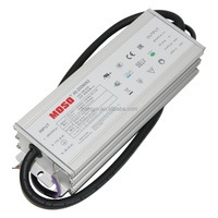 Alimentation électrique AC-DC étanche pour extérieur MOSO X6-200M062 200W à gradation simple, efficacité 93%, garantie 5 ans, certifiée KC pour LED