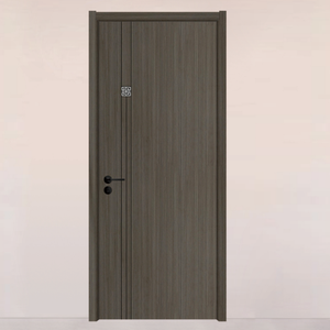 Puertas de Madera Maciza con Marco Reforzado, Puertas de Entrada para Seguridad de Villas, Venta al por Mayor - Product Image 2
