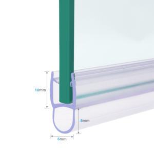 GUIDA513121 Venta al por mayor <span class=keywords><strong>de</strong></span> alta calidad <span class=keywords><strong>de</strong></span> <span class=keywords><strong>goma</strong></span> transparente/silicona/PVC Pantalla <span class=keywords><strong>de</strong></span> <span class=keywords><strong>ducha</strong></span> <span class=keywords><strong>de</strong></span> vidrio Tira <span class=keywords><strong>de</strong></span> sellado inferior para puertas - Product Image 4