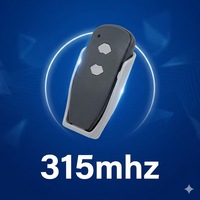 Télécommande de porte de garage 315 MHz en gros, compatible avec les portes d'entrée automatiques et les systèmes d'alarme de sécurité