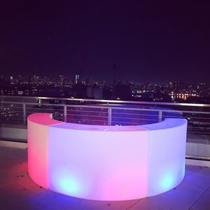 บาร์เคลื่อนที่สำหรับบ้านและโรงแรม พร้อมไฟ LED 16 สี ชาร์จไฟได้ ผลิตจากพลาสติกทันสมัย เหมาะสำหรับงานปาร์ตี้กลางแจ้ง - Product Image 5