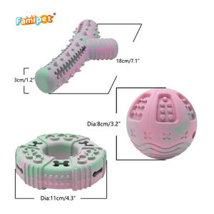 Giocattolo per Cani in Gomma Naturale Resistente e Durevole Famipet, Giocattolo da Masticare per Cani Aggressivi - Product Image 2