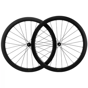 批发碳自行车轮对30毫米50毫米钳轮胎700C公路自行车车轮V制动器R255轮毂自行车轮对