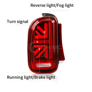 2007-2014 <span class=keywords><strong>Mini</strong></span> <span class=keywords><strong>Cooper</strong></span> Clubman R55 luz trasera LED arcaica Union Jack luces traseras de inicio de giro secuencial nueva condición <span class=keywords><strong>Tuning</strong></span> de coche - Product Image 4