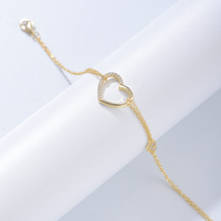Pulsera de Plata de Ley 925 de Moda, con Doble Corazón, Regalo de Lujo para el Día de la Madre