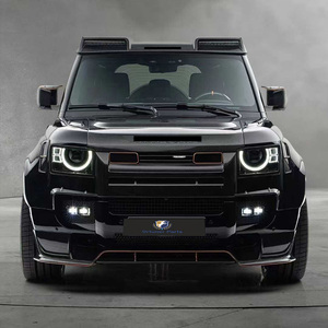 New Ortuner Defender 90/110/130 Carbon Fiber Body Kit M-Style Dry Wide Body Front Bumper Exhaust Screw-On Auto <strong>Parts</strong> Upgrade - Product Image 5